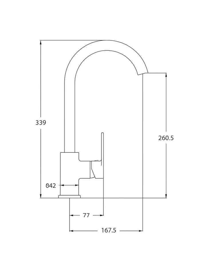 Kitchen Faucet Mixer Gooseneck ADOUR