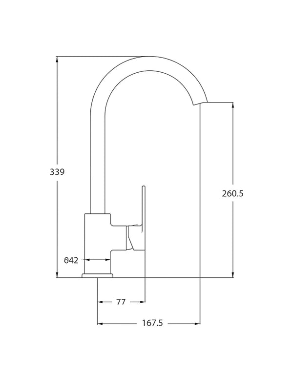 Kitchen Faucet Mixer Gooseneck ADOUR