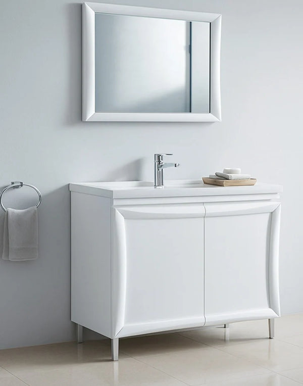 Bathroom Vanity Cabinet White VOGUE
