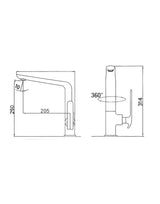 Kitchen Faucet Mixer Gooseneck ALEXIS