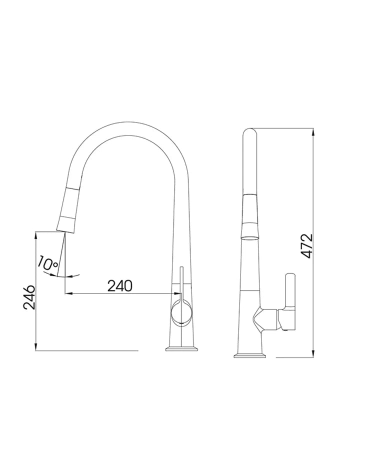 Kitchen Faucet Pullout Mixer BOBBY