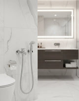 Shattaf Bidet Spray ABS Chrome ARGENTO
