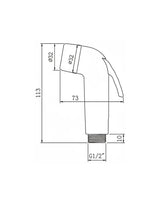 Shattaf Bidet Spray ABS White BIANCO