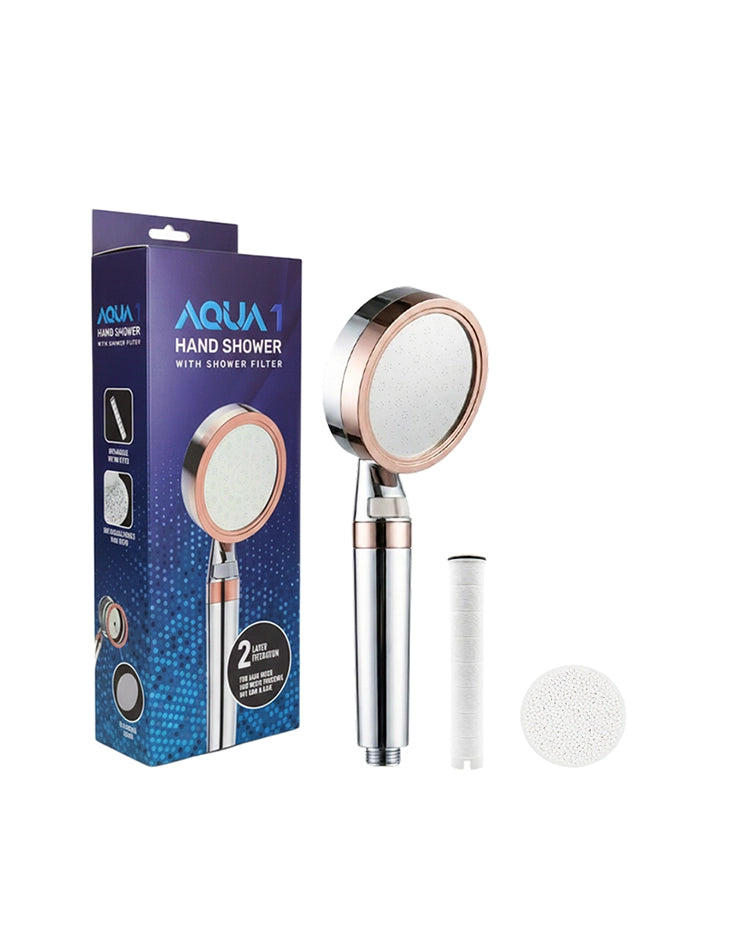Filter Hand Shower Head Chrome AQUA 1