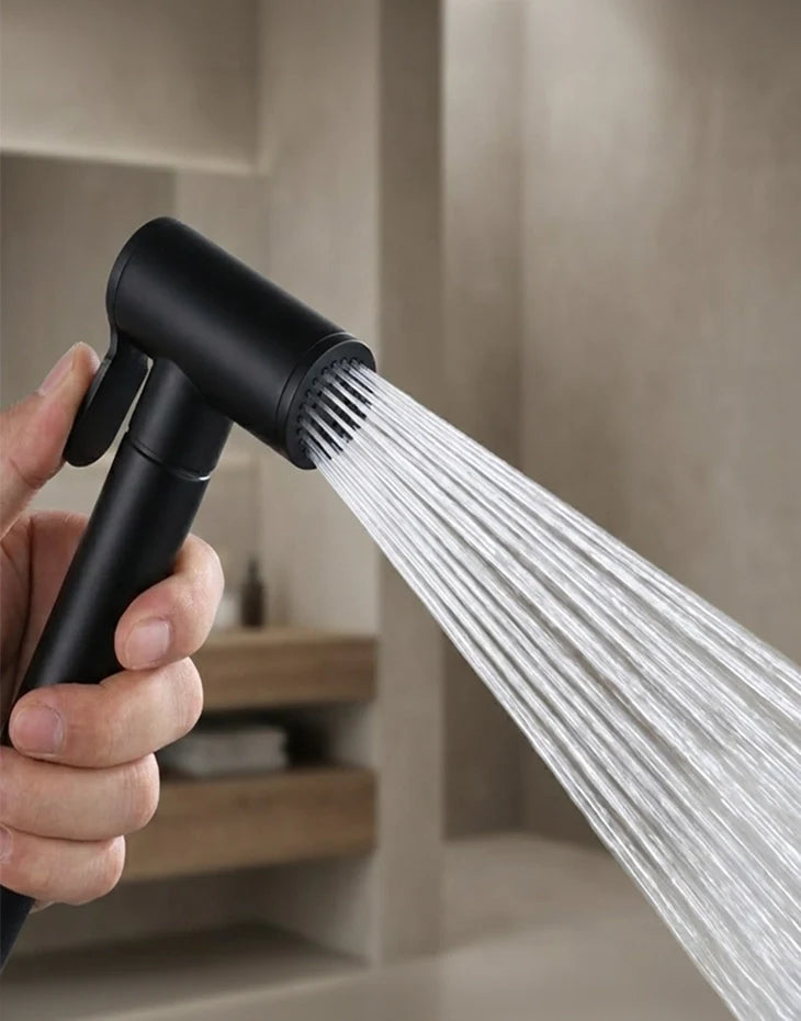 Shattaf Bidet Spray Brass Black HUNTER