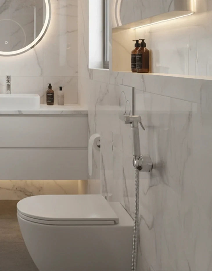 Shattaf Bidet Spray Brass Chrome ROMA