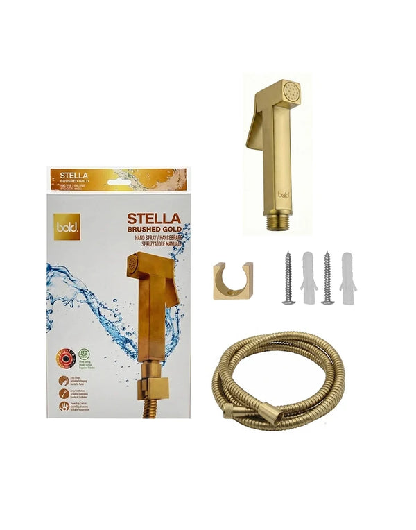 Shattaf Bidet Spray Brass Brushed Gold STELLA