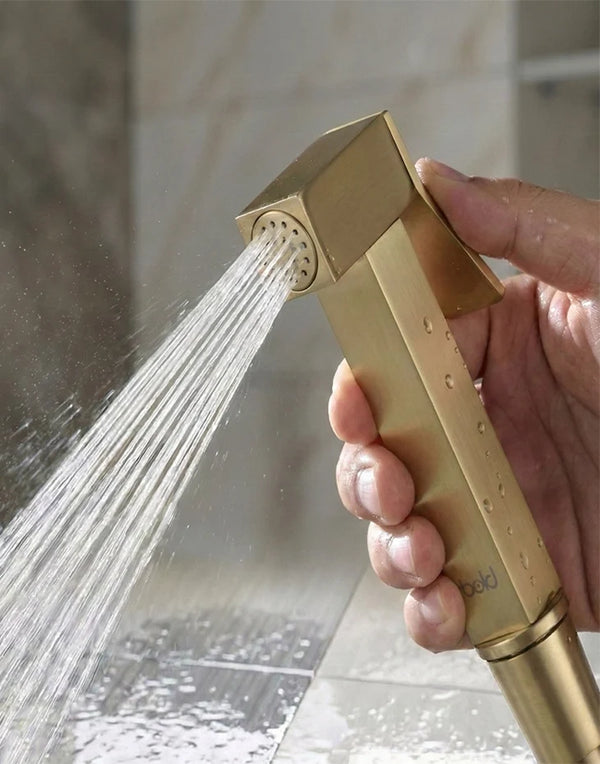 Shattaf Bidet Spray Brass Brushed Gold STELLA