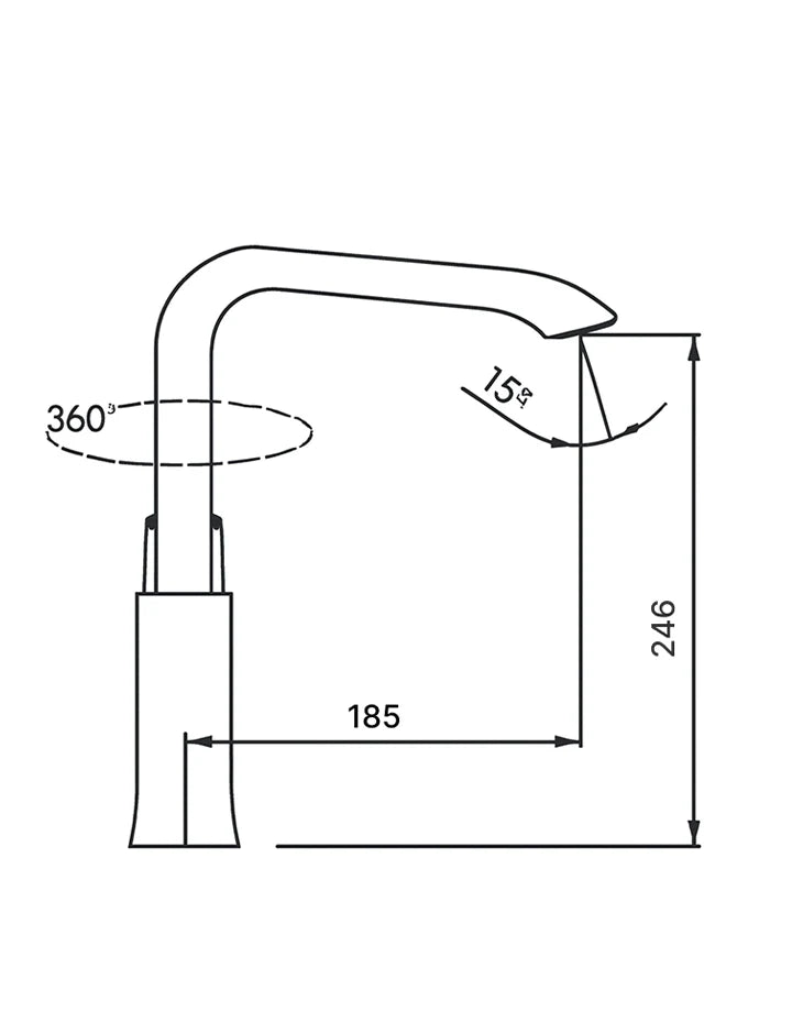 Kitchen Faucet Mixer Gooseneck LORE
