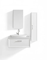 Bathroom Vanity Cabinet White LEISURE