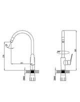 Kitchen Faucet Mixer Gooseneck LINDA