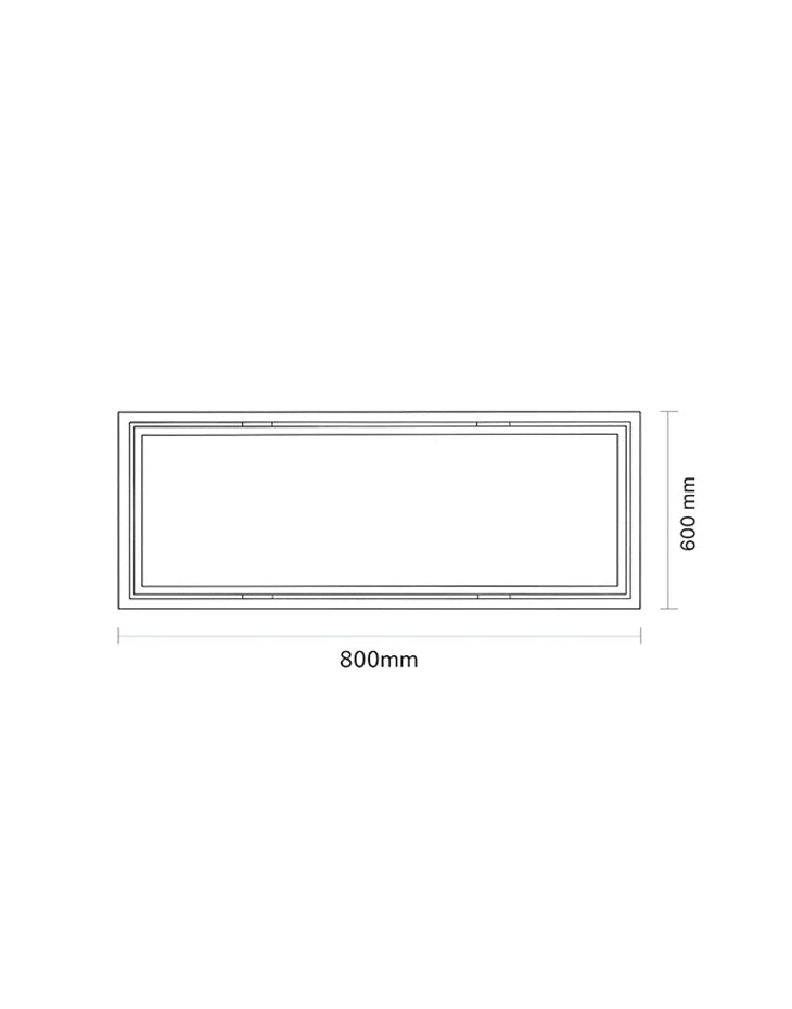 Drain Channel 60 mm x 800 mm Stainless Steel