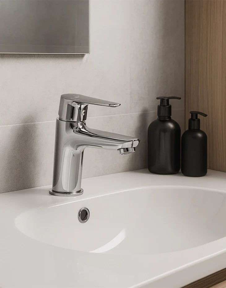Basin Mixer Single Lever Chrome LINDA