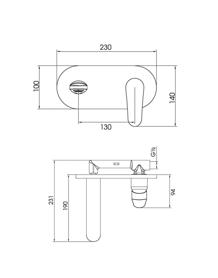 Basin Mixer Single Lever with Pulling Rod LINDA