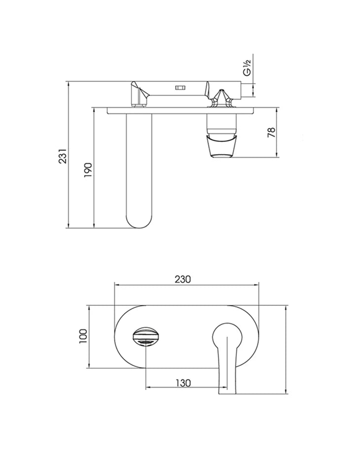 Basin Mixer Single Lever with Pulling Rod ROSSO