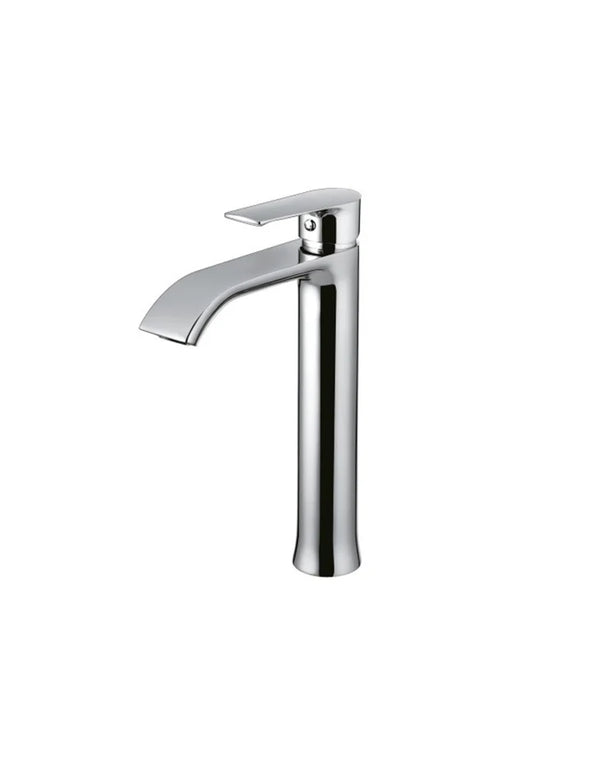 Basin Mixer Tall Long Neck Single Lever Chrome LORE