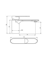 Basin Mixer Single Lever Chrome OLIA