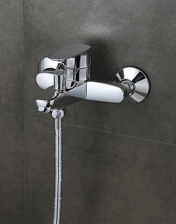 Bath and Shower Mixer Single Lever Chrome MAGNA