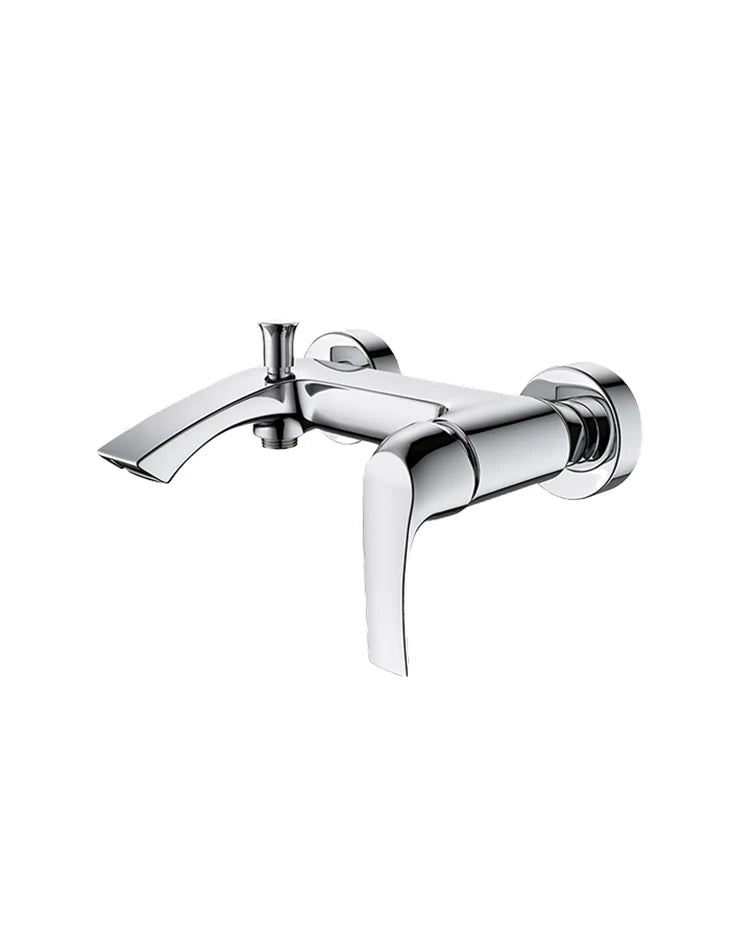Bath and Shower Mixer Single Lever Chrome ROSSO