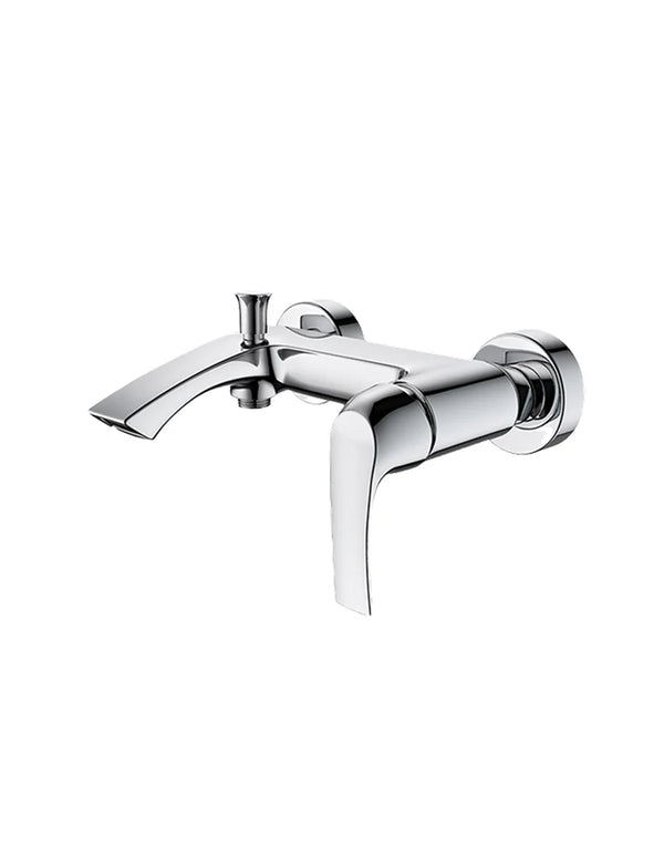 Bath and Shower Mixer Single Lever Chrome ROSSO