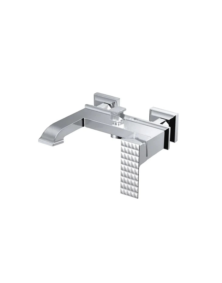 Bath and Shower Mixer Single Lever Chrome KRYSTAL