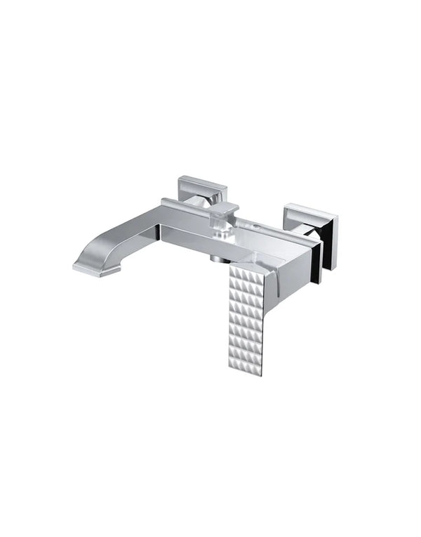 Bath and Shower Mixer Single Lever Chrome KRYSTAL