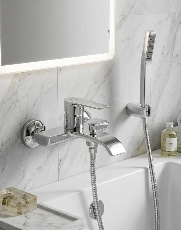 Bath and Shower Mixer Single Lever Chrome LORE