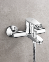 Bath and Shower Mixer Single Lever Chrome ADOUR