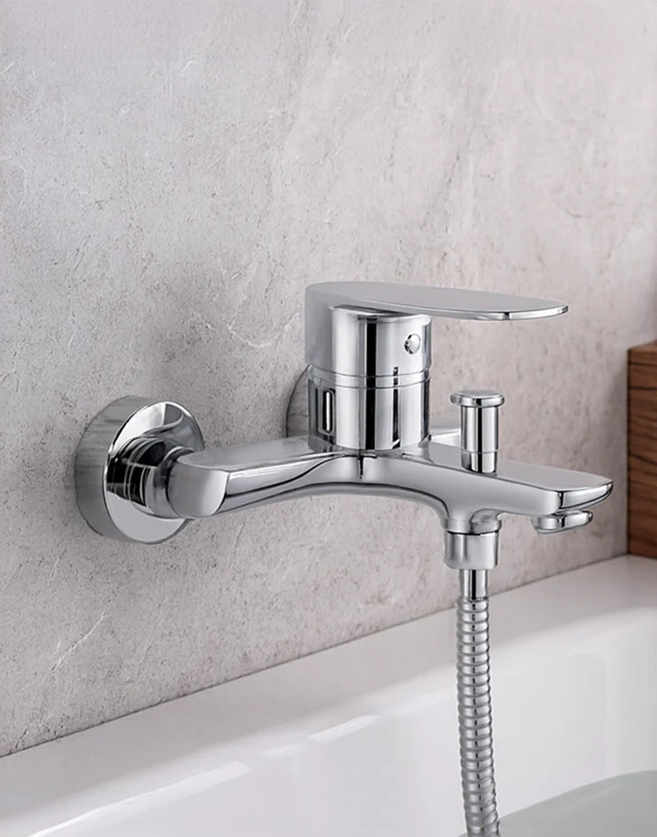 Bath and Shower Mixer Single Lever Chrome VOTO
