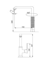 Kitchen Sink Mixer Single Lever KRYSTAL