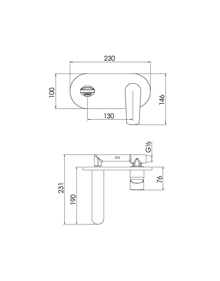 Shower Mixer Single Lever Chrome IMPRESSA