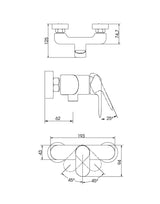 Shower Mixer Single Lever Chrome LATIKAZ