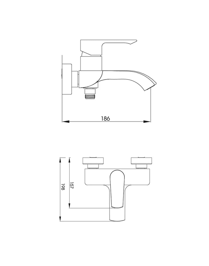 Shower Mixer Single Lever Chrome LORE