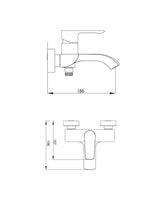 Shower Mixer Single Lever Chrome LORE