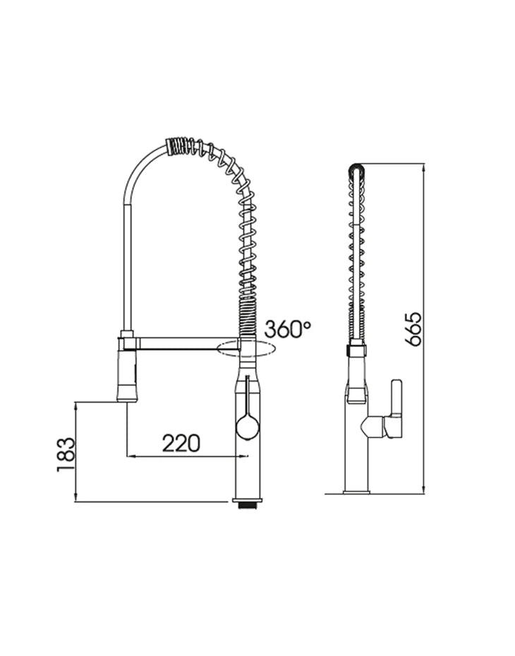 Kitchen Faucet Pullout Mixer MARLO