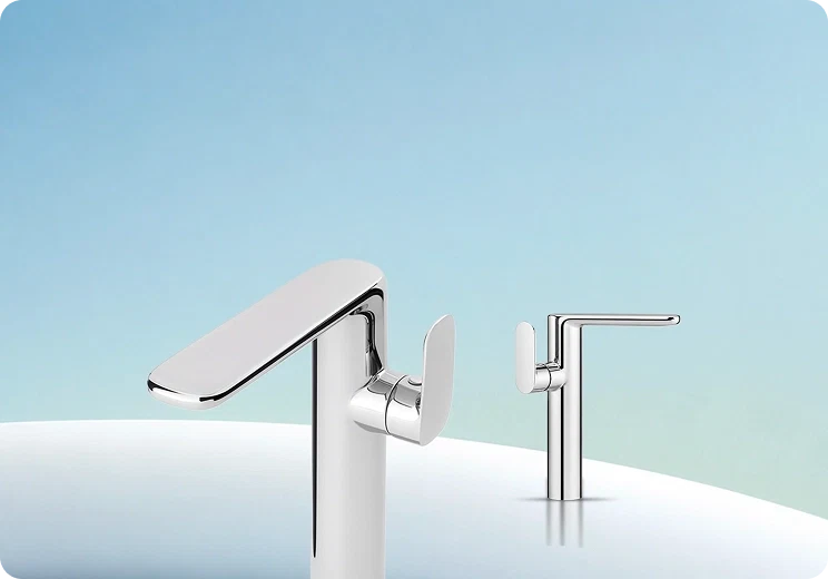 Basin Mixer Tall Long Neck Single Lever Chrome