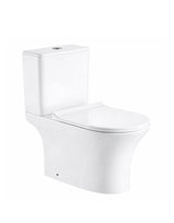 Close Coupled (Two Piece) P trap Oval Water Closet Set  650x375 mm CASA