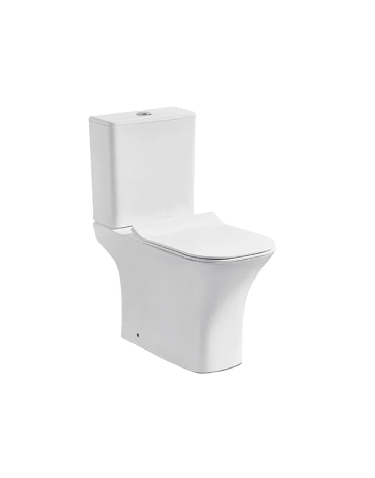 Close Coupled (Two Piece) P trap Water Closet Set 650x350 mm