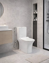 Close Coupled (Two Piece) P trap Water Closet Set 650x350 mm