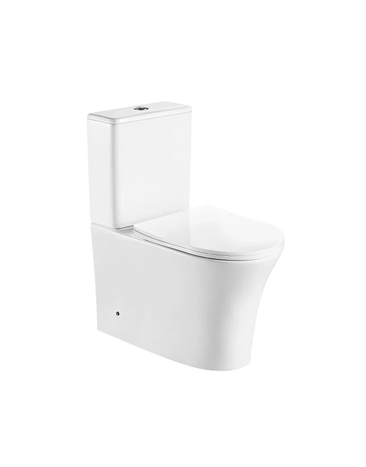 Close Coupled (Two Piece) P trap Water Closet Set 670x390 mm