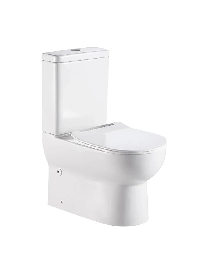 Close Coupled (Two Piece) P trap Water Closet Set 670x390 mm