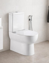 Close Coupled (Two Piece) P trap Water Closet Set 670x390 mm