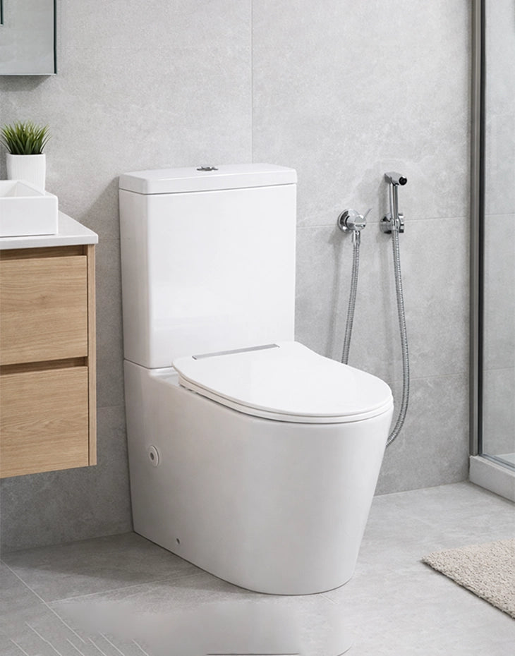 Close Coupled (Two Piece) P trap Water Closet Set 645x385 mm