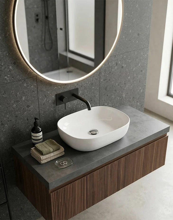 Wash Basin Countertop Oval 605 x 425 mm ART