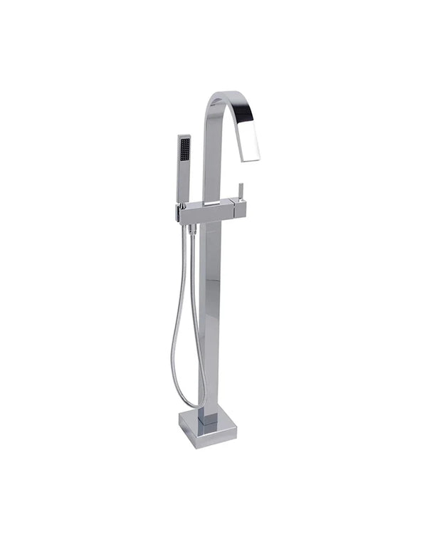 Free Standing Bathtub Faucet with Sprayer