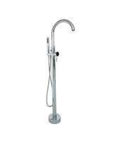 Free Standing Bathtub Faucet with Sprayer