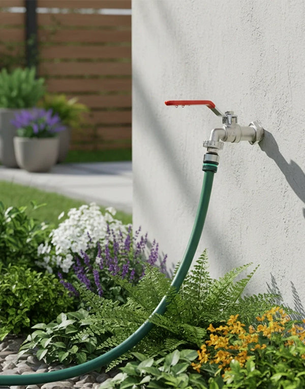 Garden Ball Valve Bib Tap - Brass