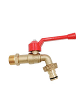 Garden Ball Valve Bib Tap - Chrome /Brass