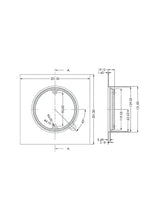 Floor Drainer 200x200 mm Stainless Steel