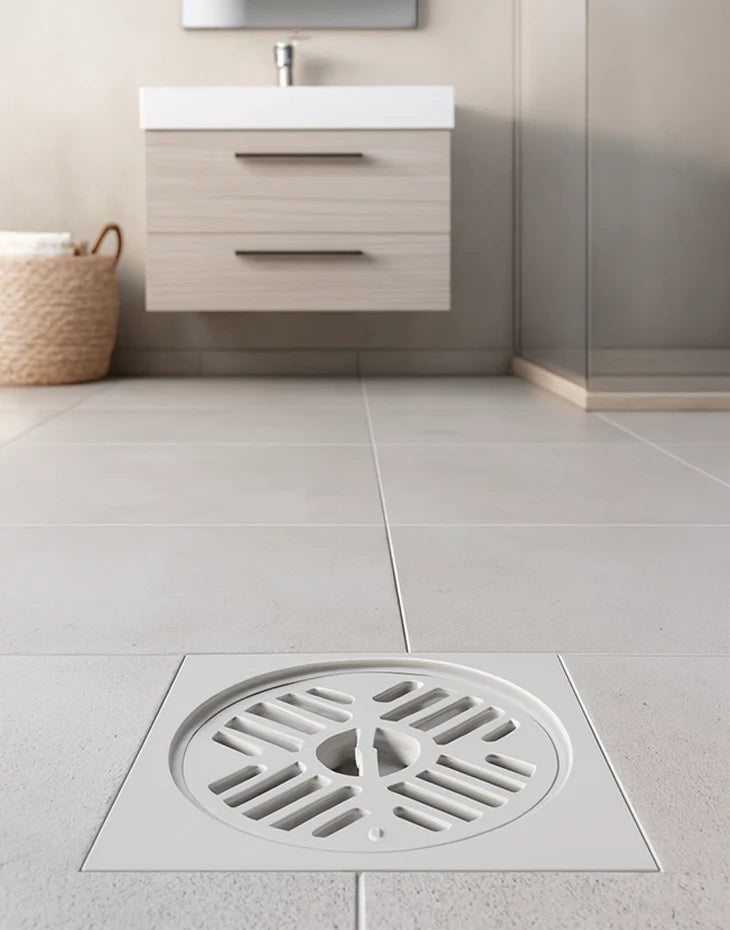 Floor Drainer 150x150 mm ABS Grey